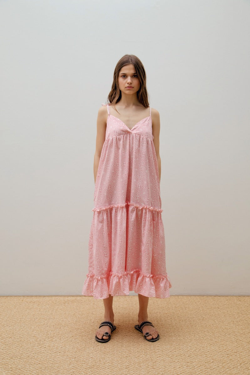 Flora Dress - Pink Disco