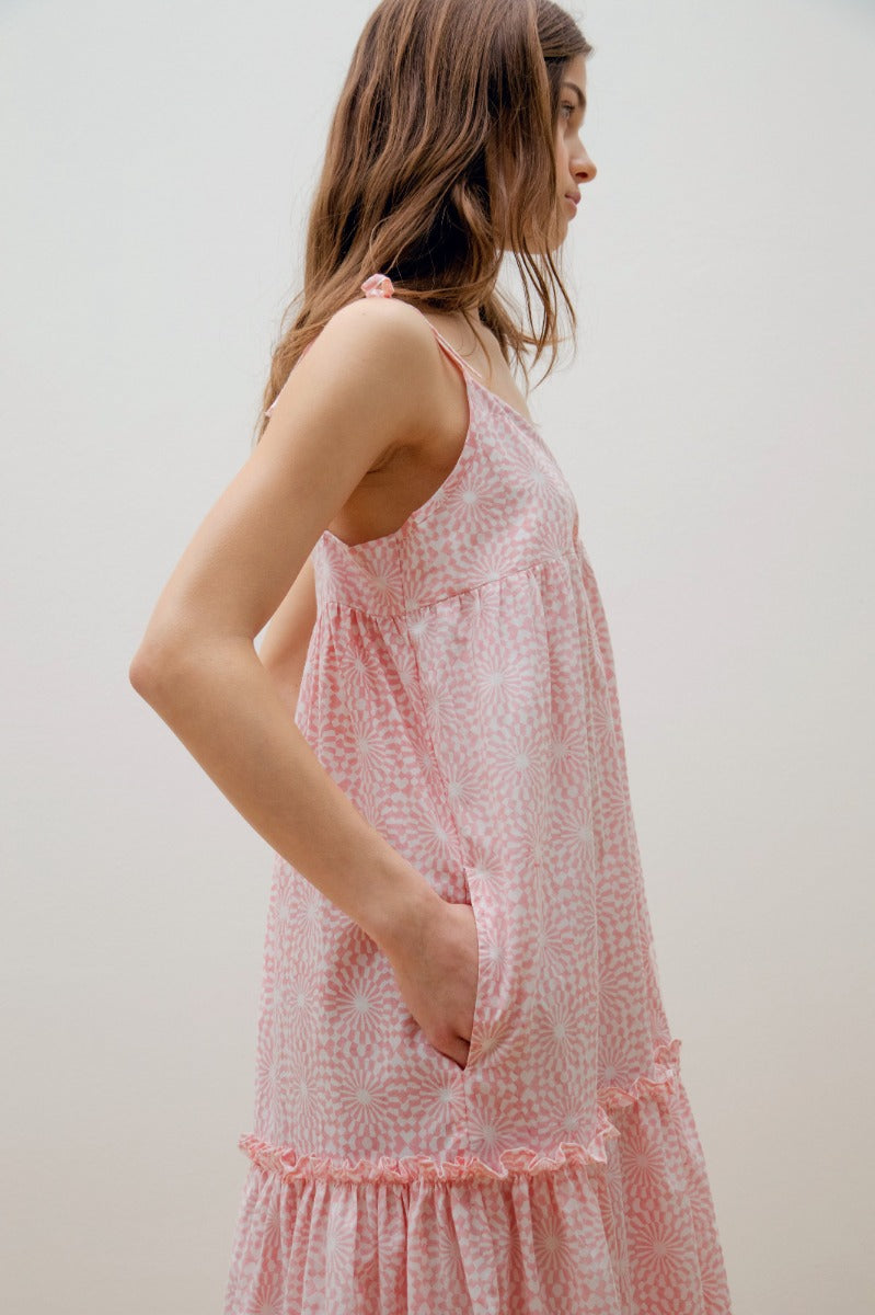 Flora Dress - Pink Disco