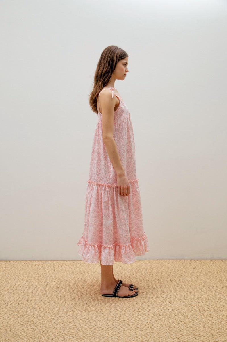 Flora Dress - Pink Disco