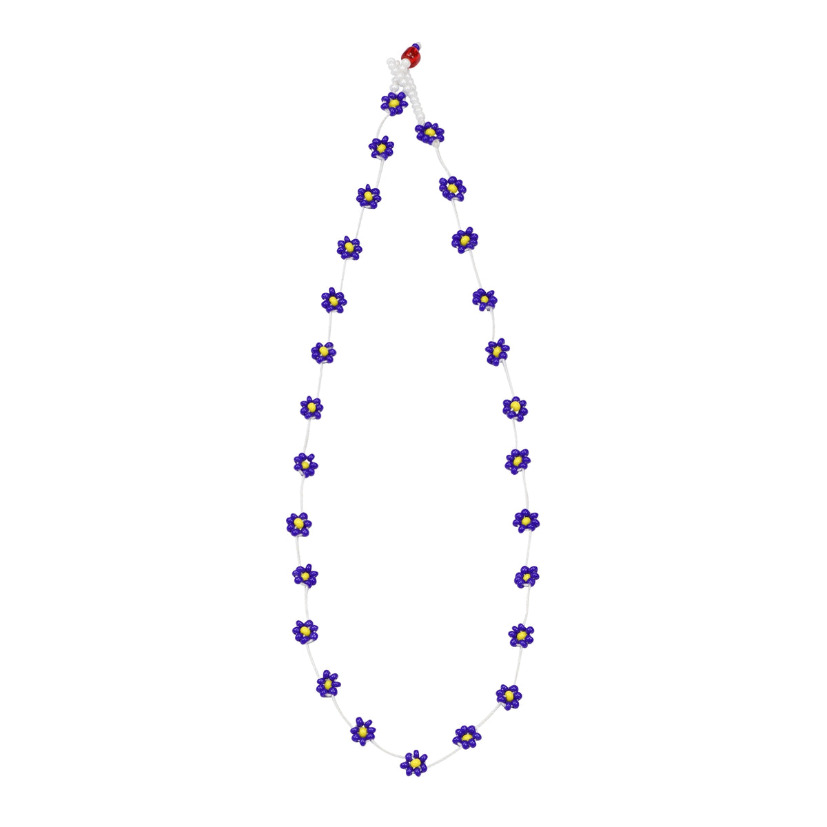 Navy Flowers String choker
