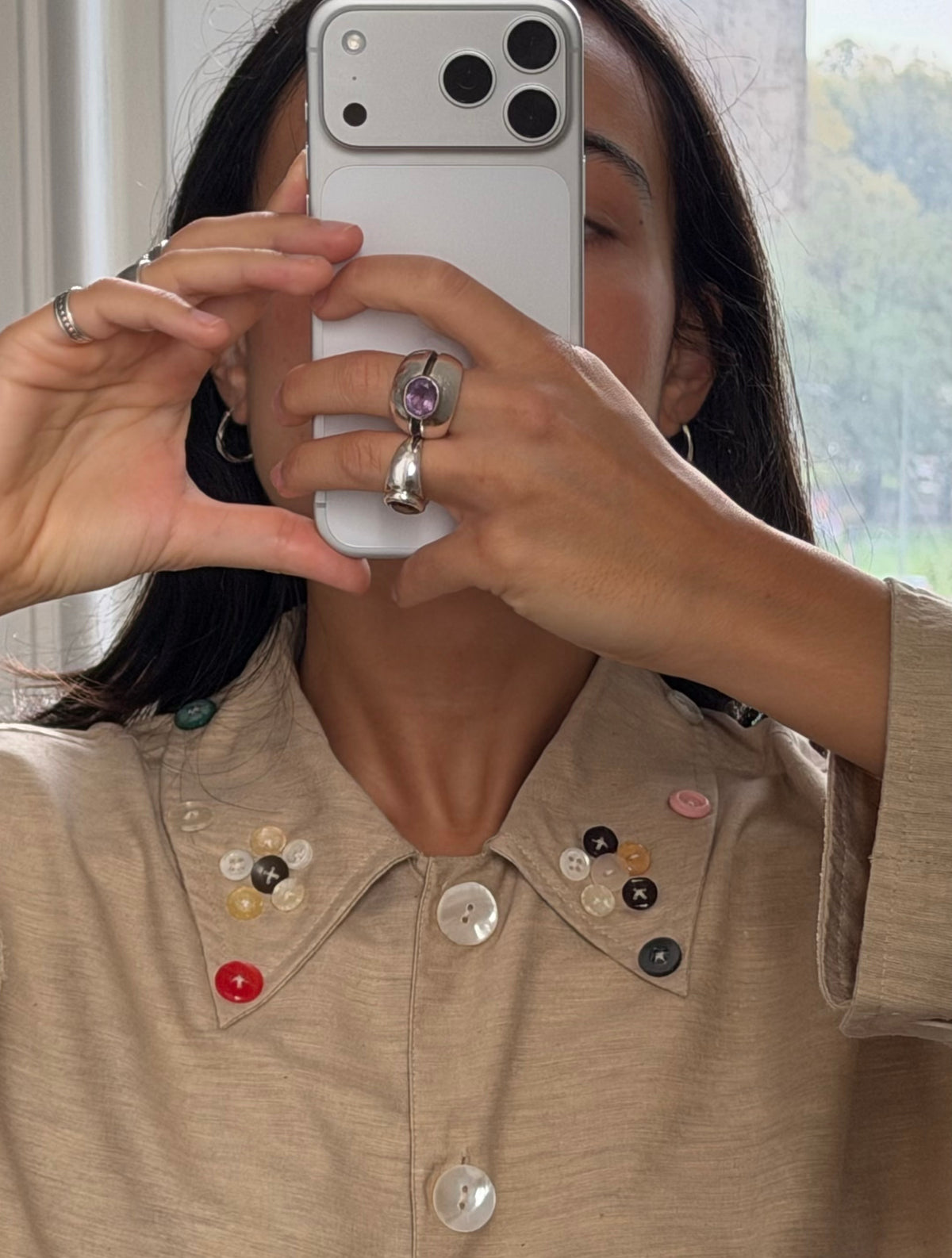 Ami Shirt - Noil Silk 1