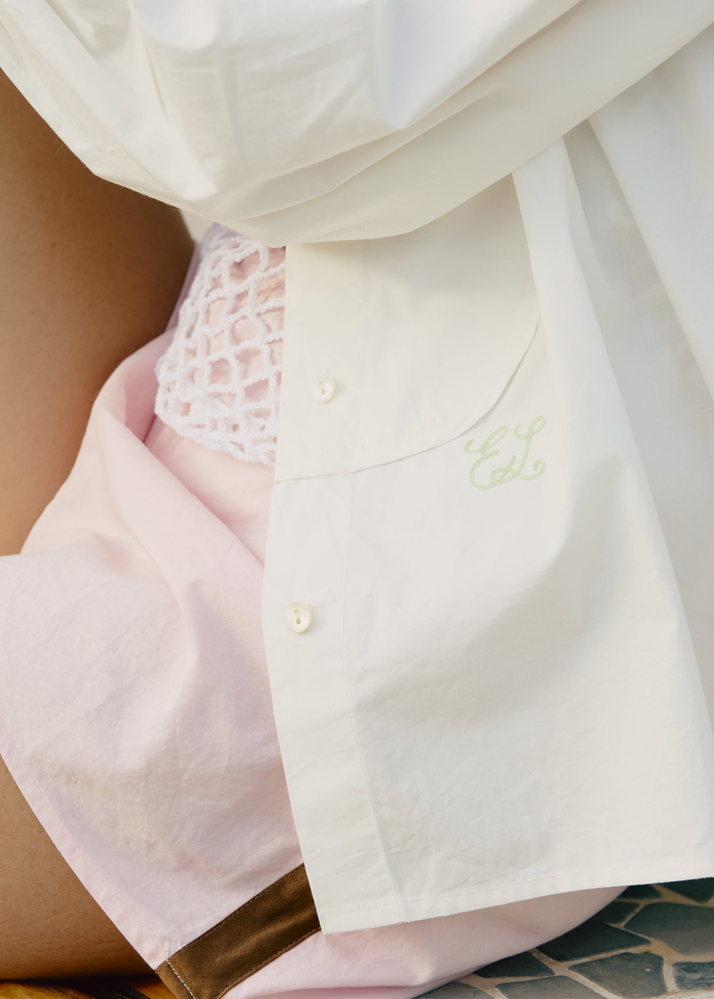 Tuxedo Shirt - Marshmallow