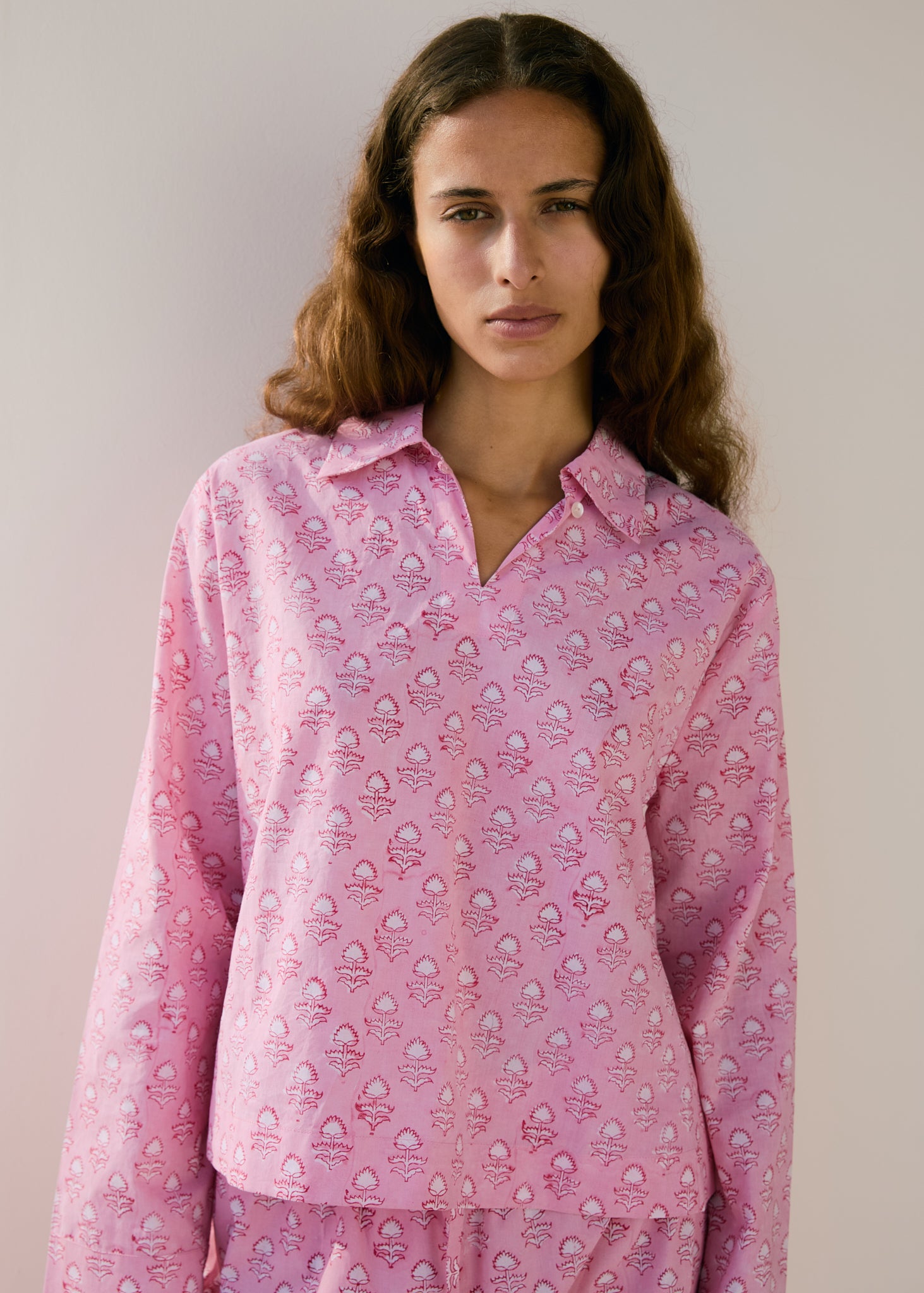 Cha Cha Pullover Top - Bubble Flower