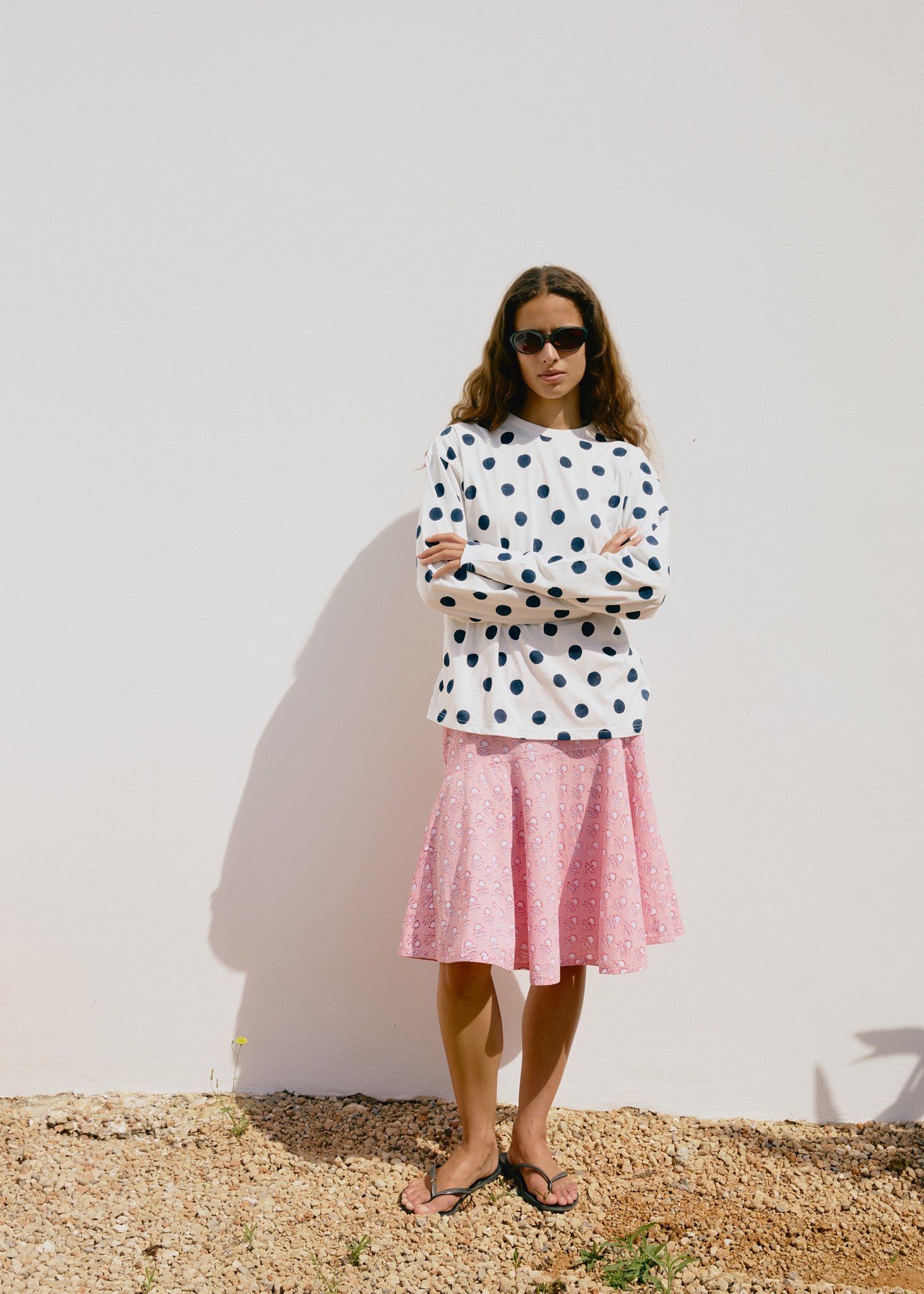 Circle Skirt - Bubble Flower
