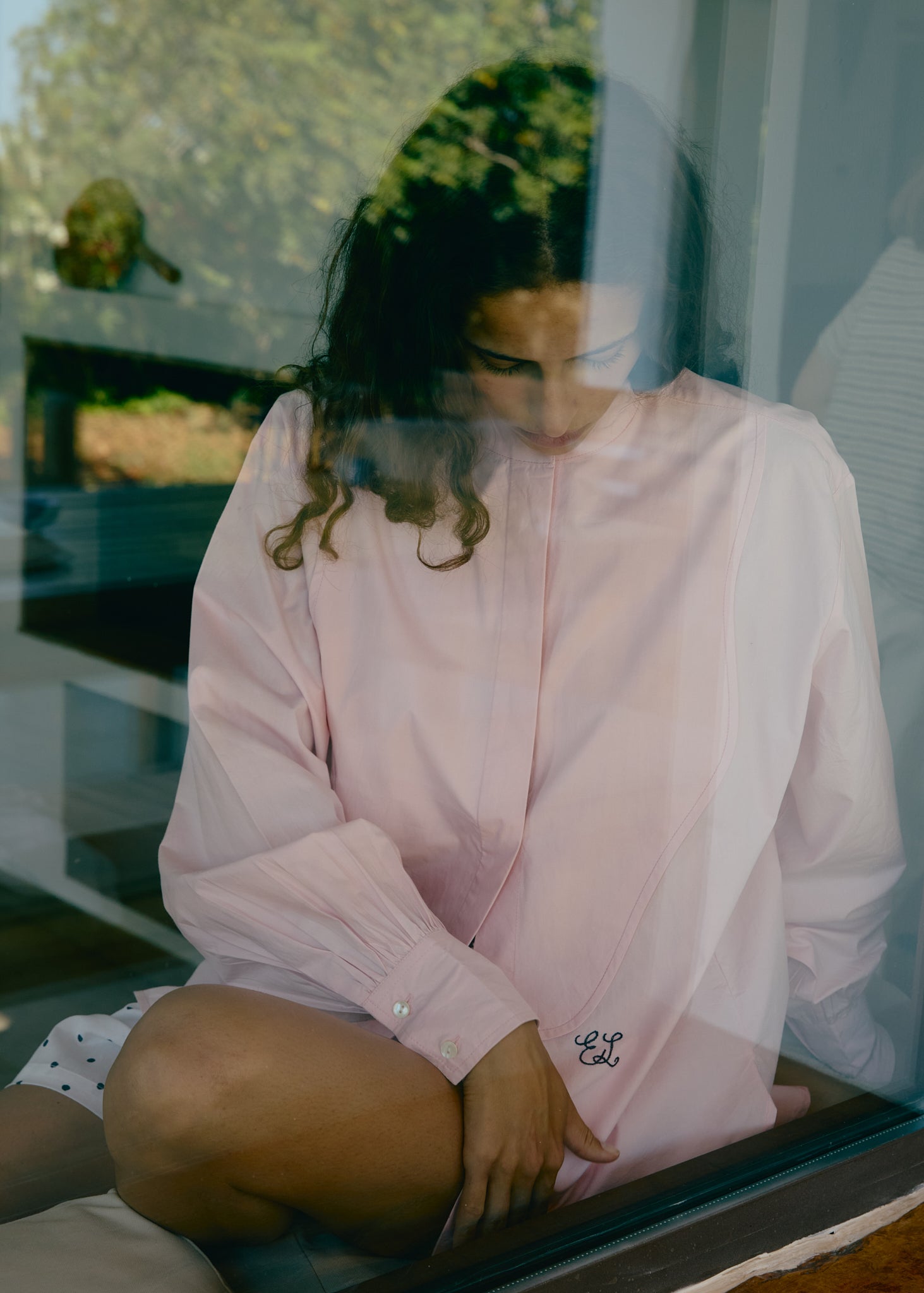 Tuxedo Shirt - Soft Pink