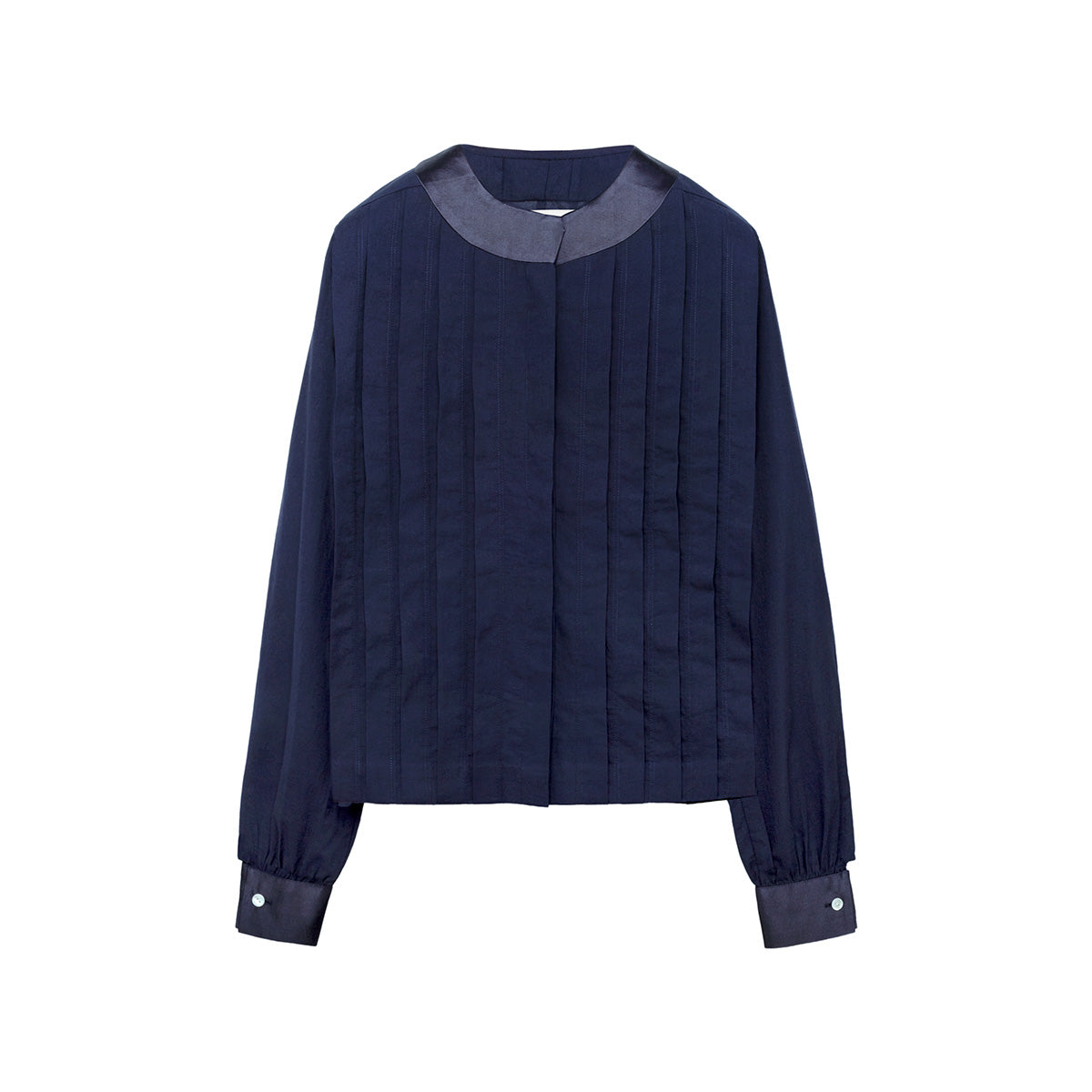 Mandarin Shirt - Navy