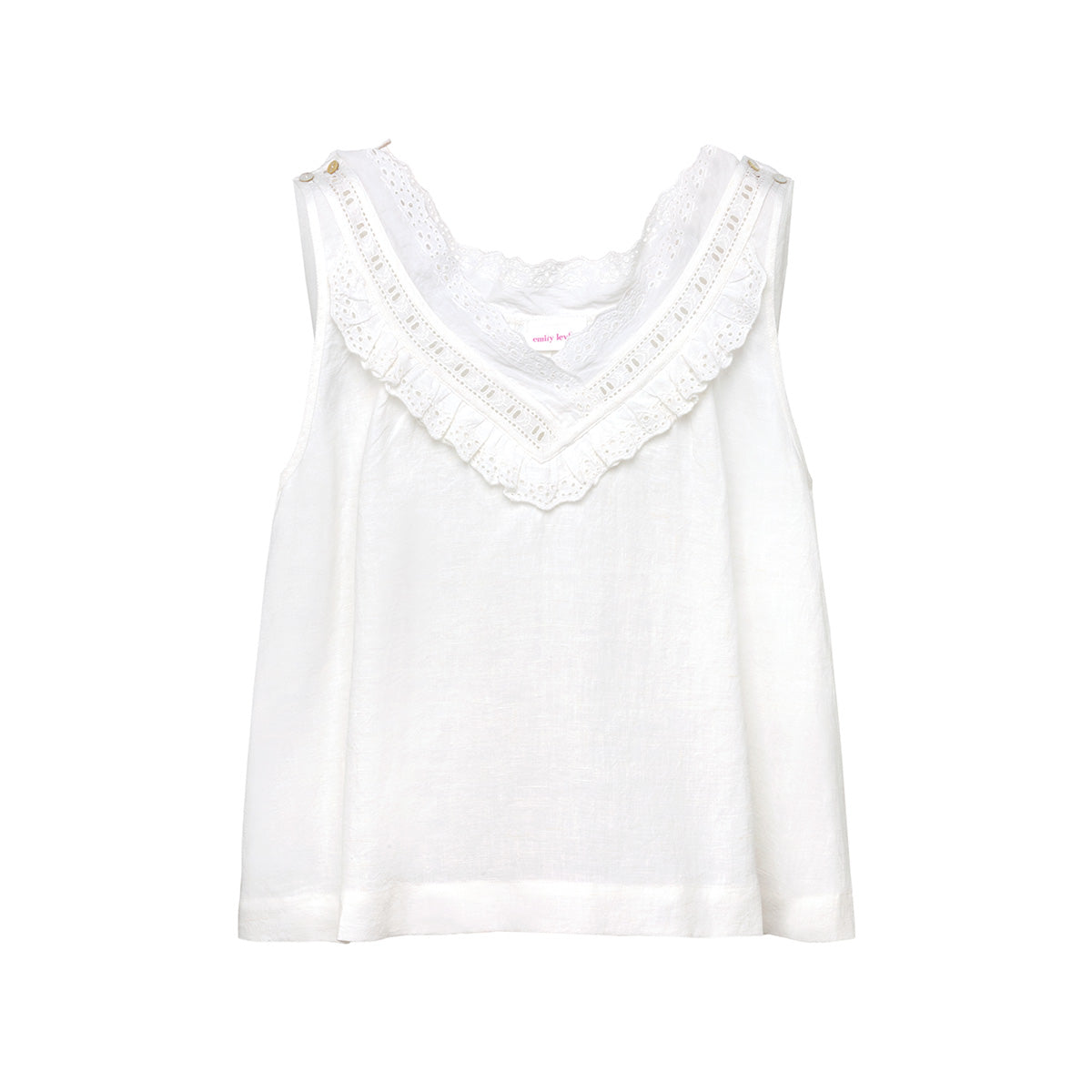 Litta Top - Ivory Lace
