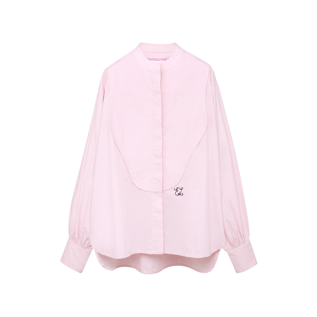 Tuxedo Shirt - Soft Pink