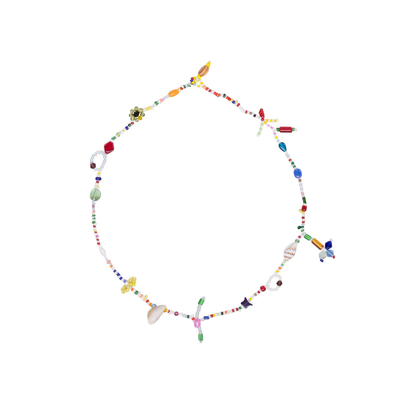 Teddy Necklace - Rainbow