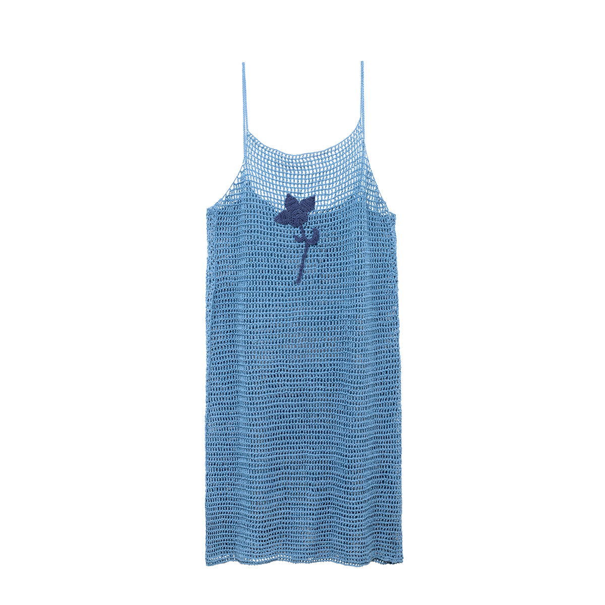 Lulu Slip Dress - Indigo Flower