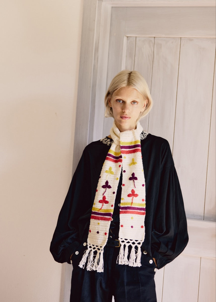 Panna Cotta Scarf