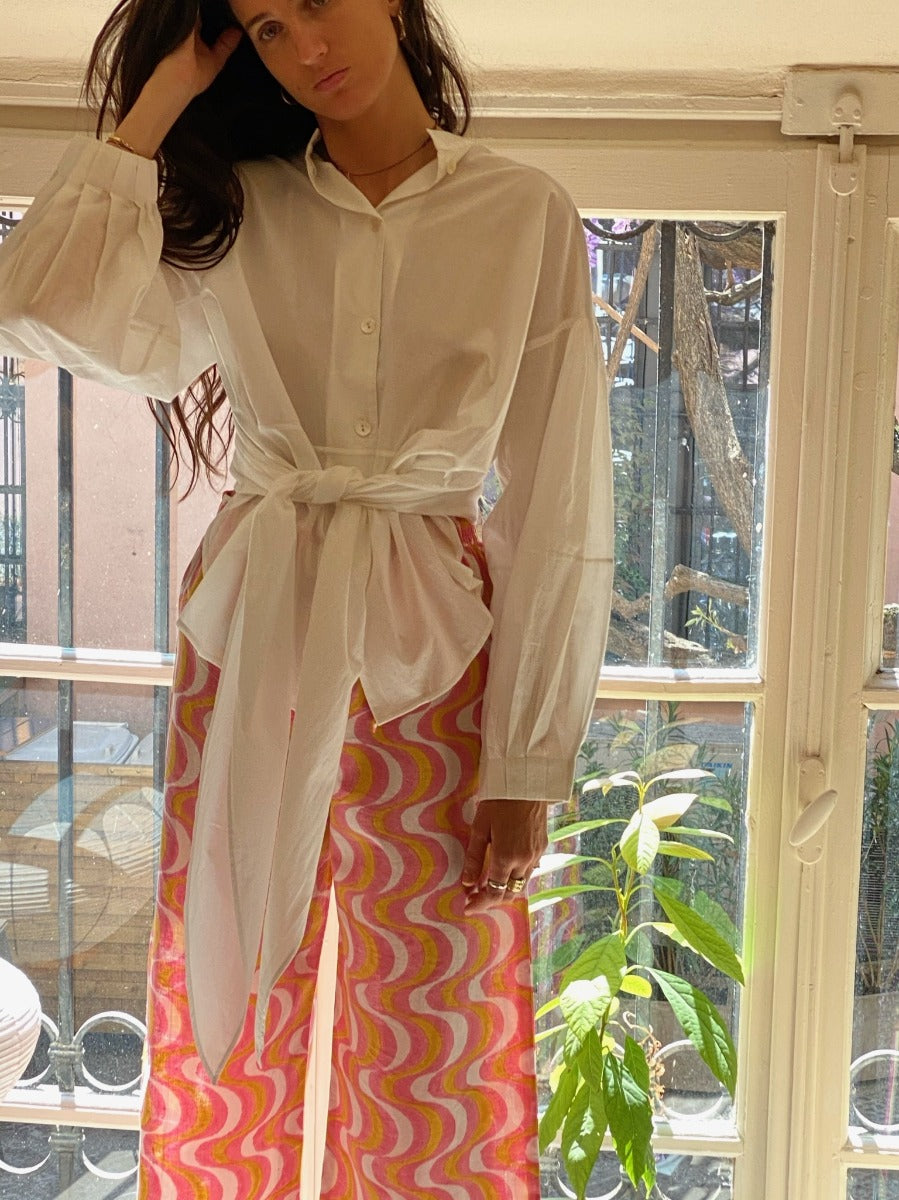 Wrap Shirt - Classic White