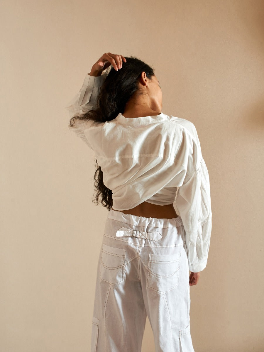 Wrap Shirt - Classic White