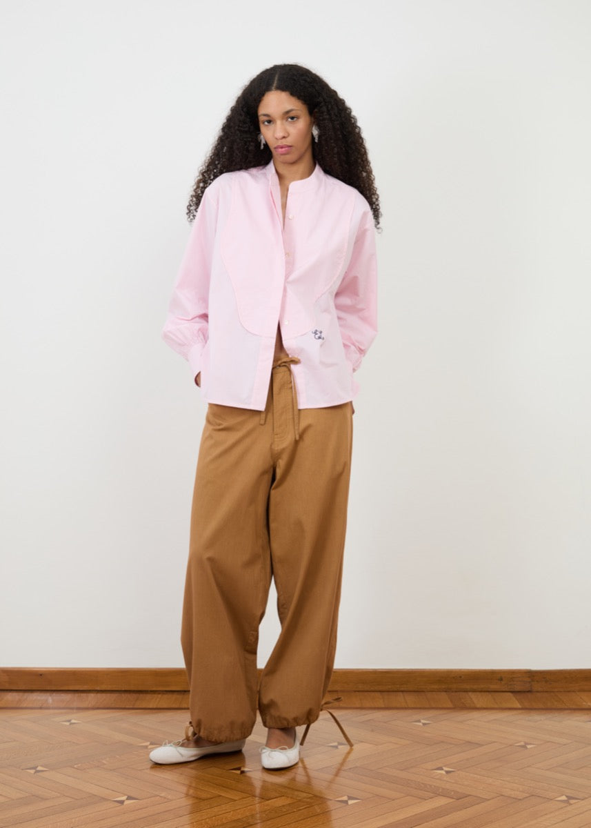 Tuxedo Shirt - Soft Pink
