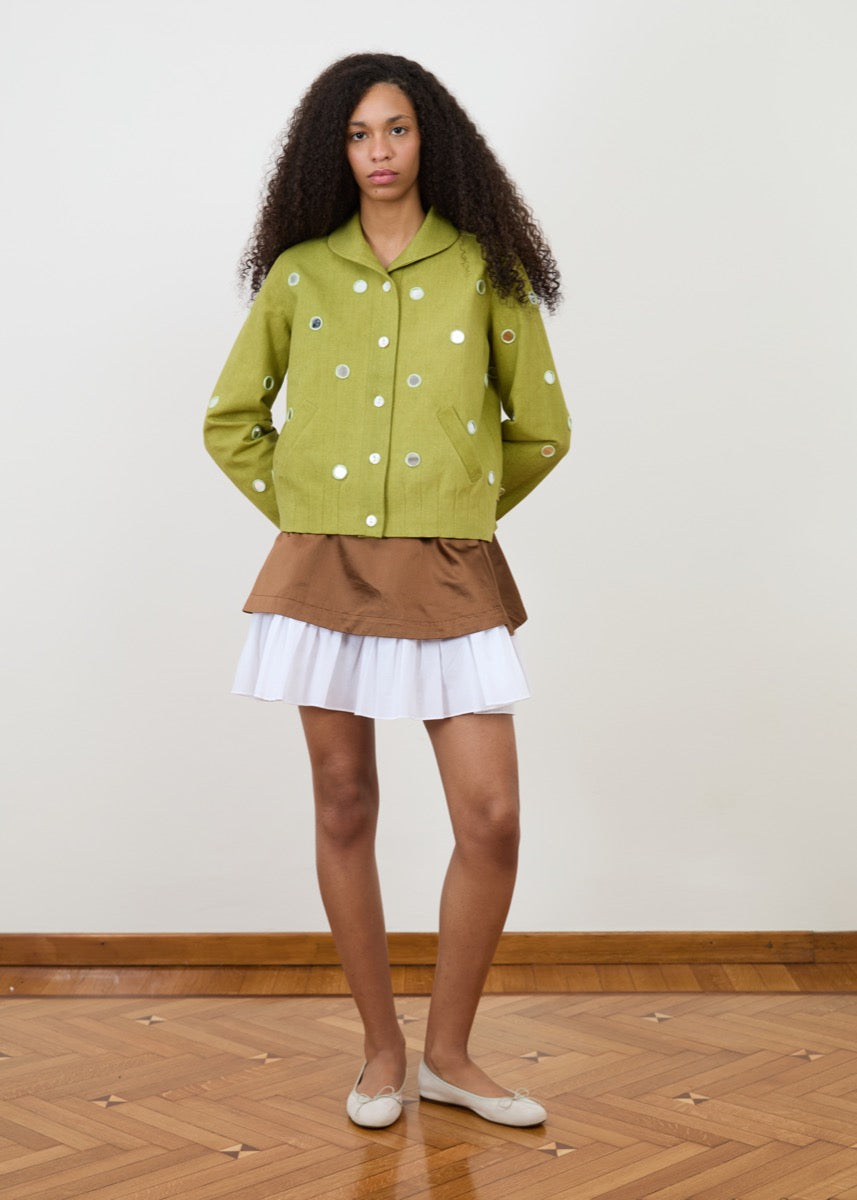Gogo Bomber Jacket - Sage Mirror