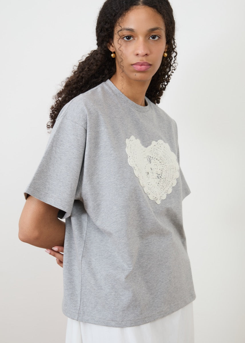Charly Tee - Crochet Heart