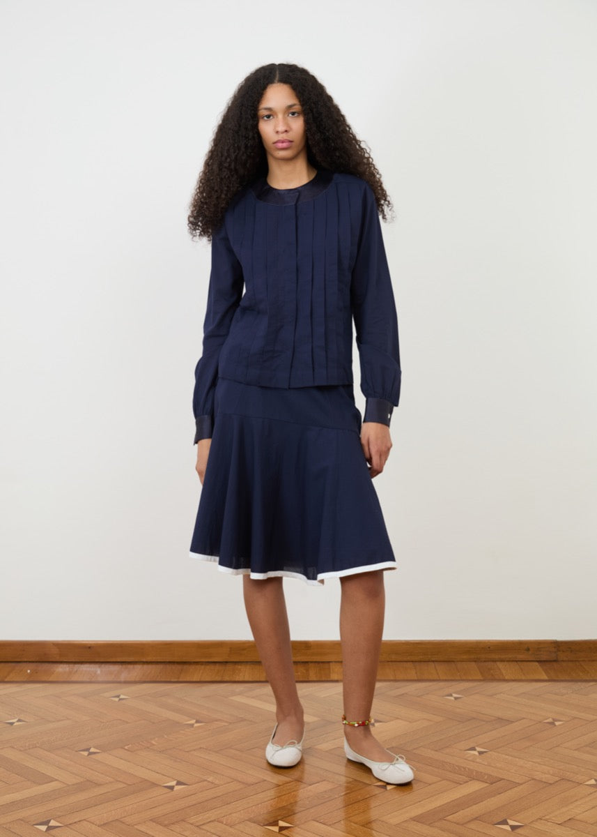 Circle Skirt - Navy
