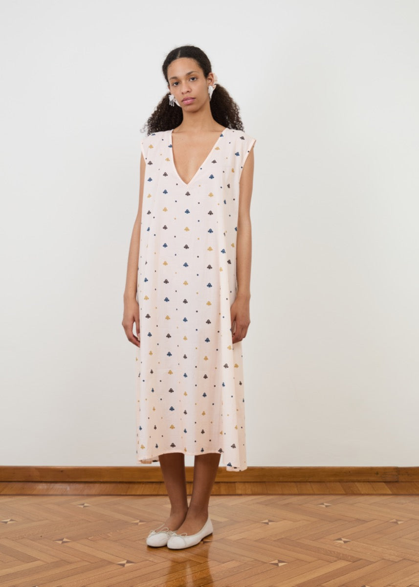 Slip Dress - Saree Polka