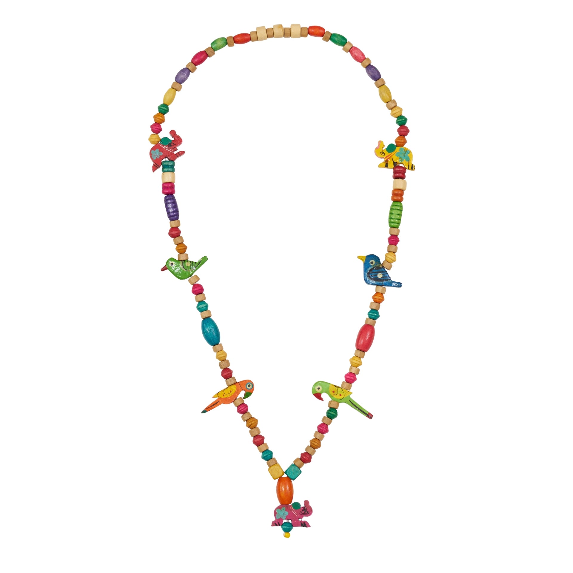 Hand-painted Animals Necklace