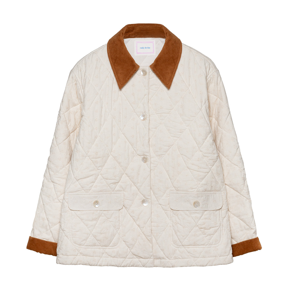 The Quilted Jacket - Akoba Flower