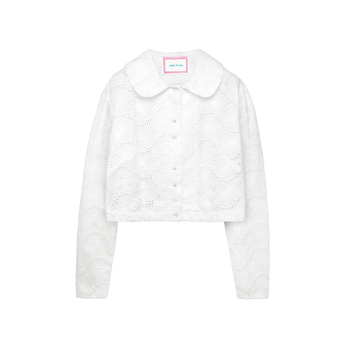 Lori Shirt - White Flowers