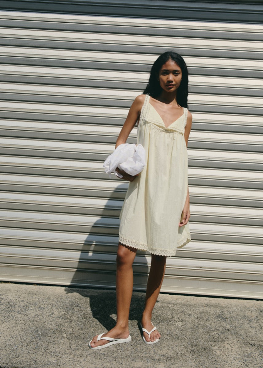 Tallulah Nighty Dress - Butter