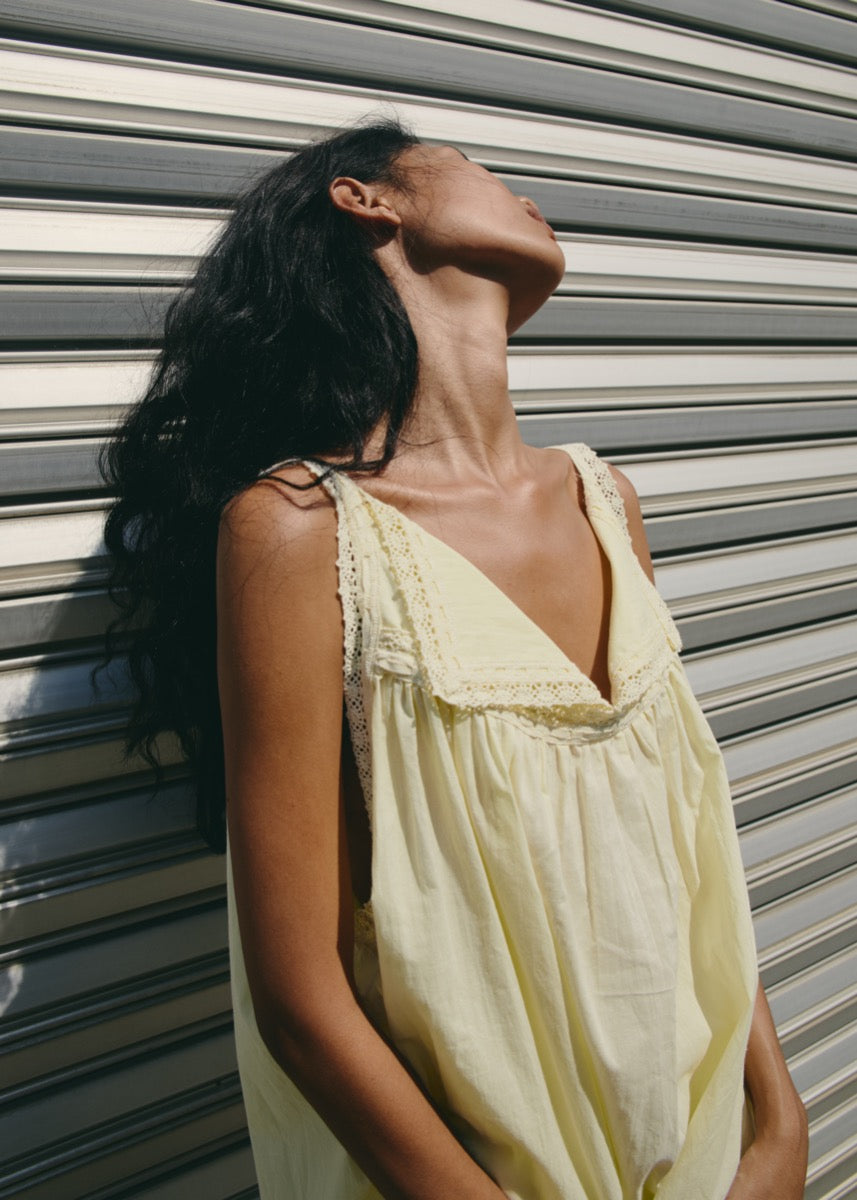 Tallulah Nighty Dress - Butter