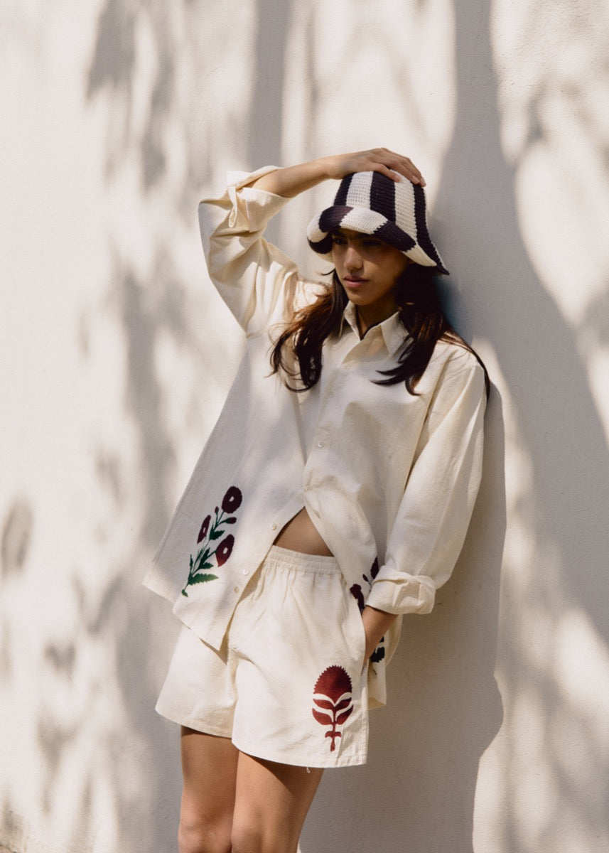 Marco Shirt - Mughal Poppy