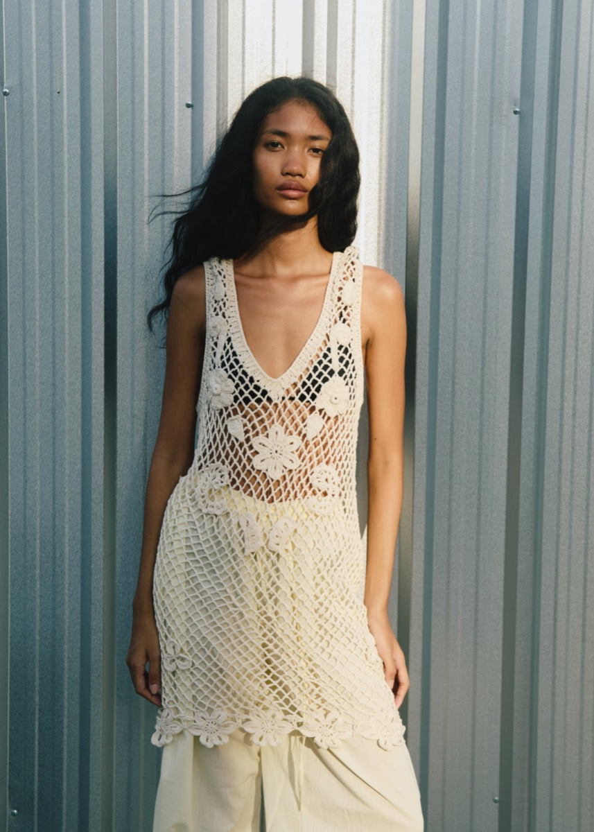 Leah Dress - Vanilla