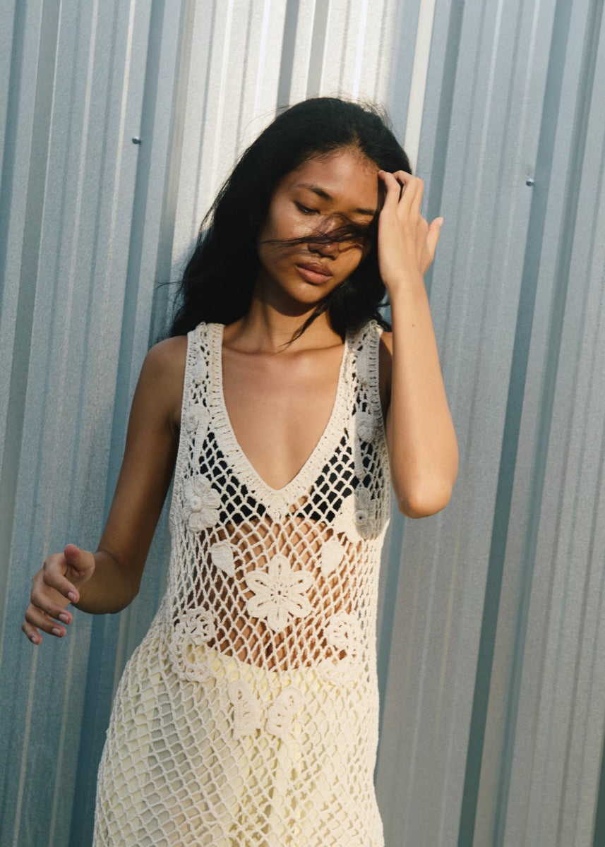 Leah Dress - Vanilla
