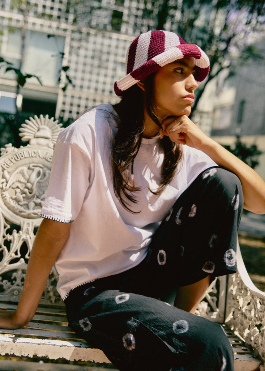 Swirl Hat - Plum