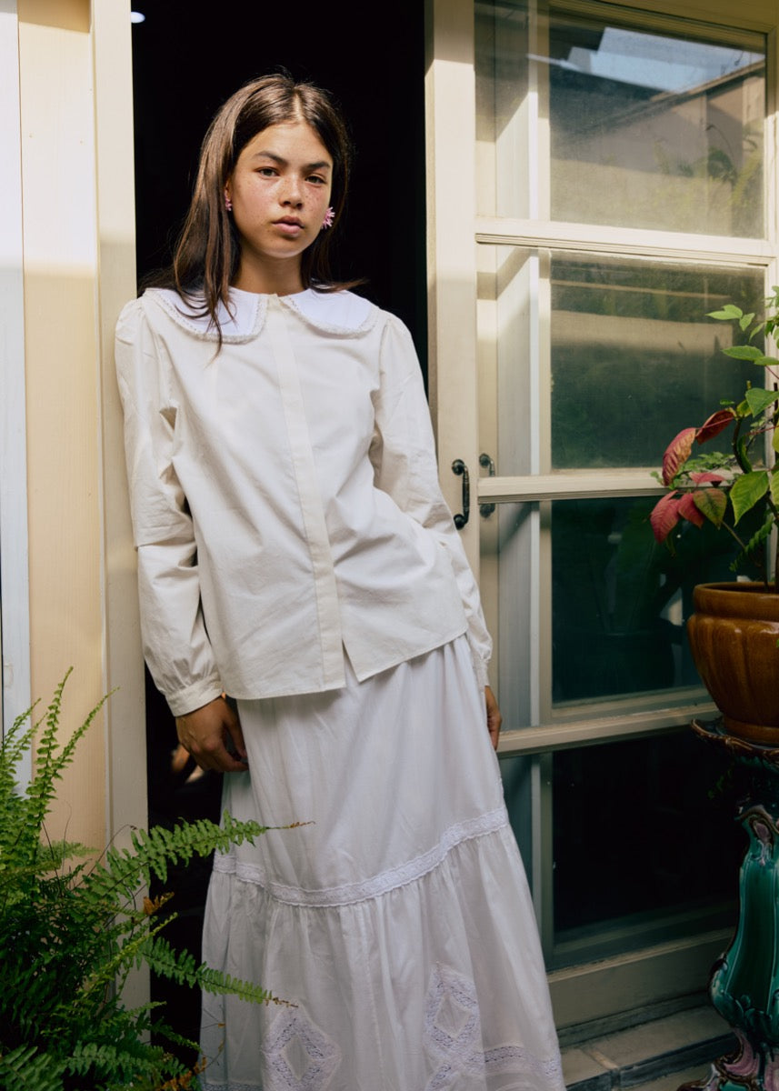 Schoolgirl Shirt - Vanilla