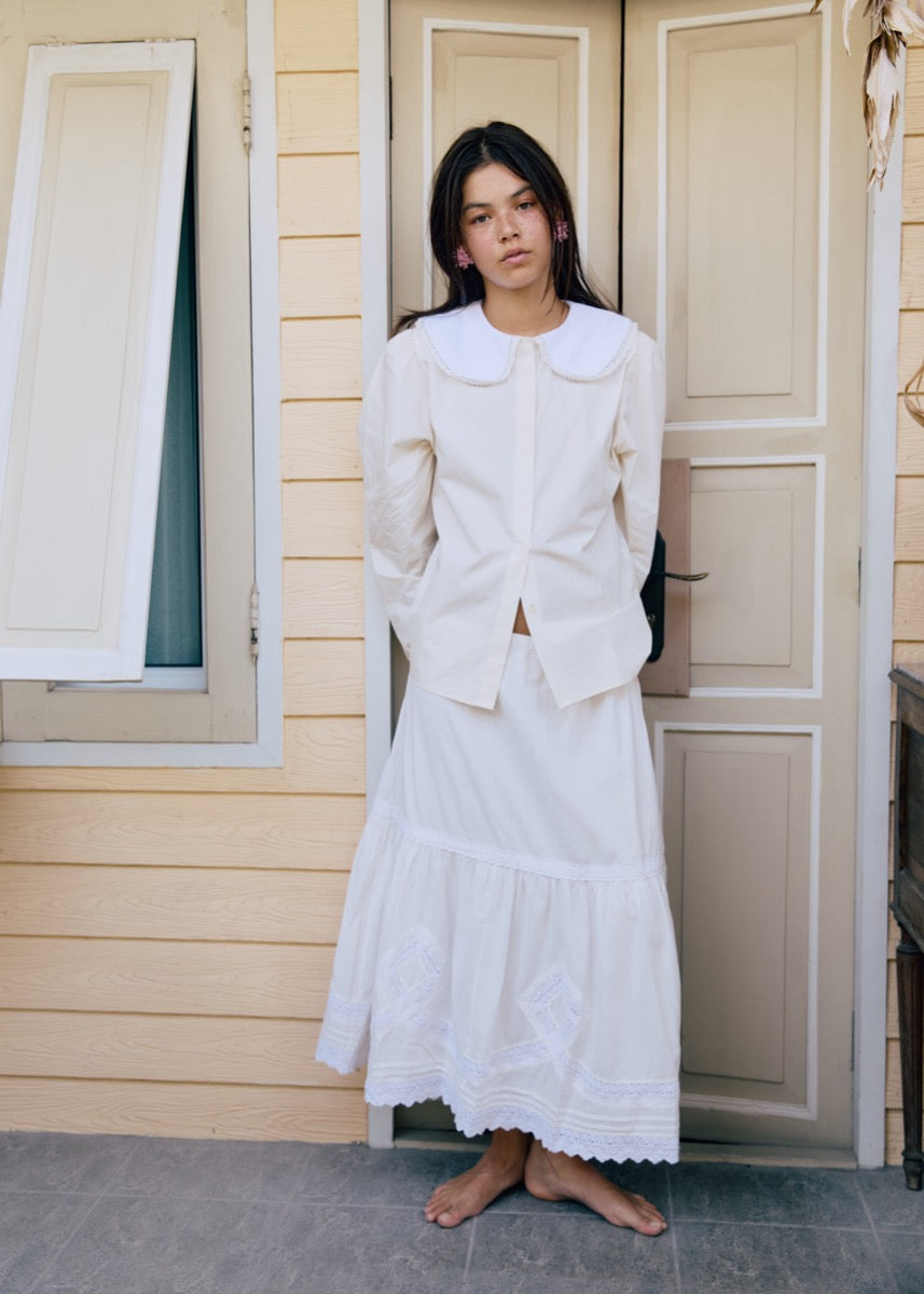 Schoolgirl Shirt - Vanilla