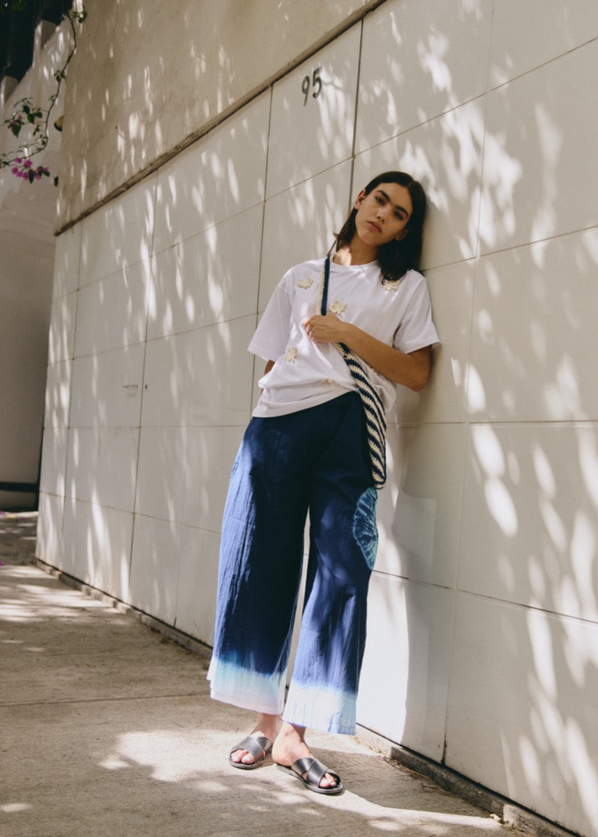 Labhu Pants - Indigo Shibori