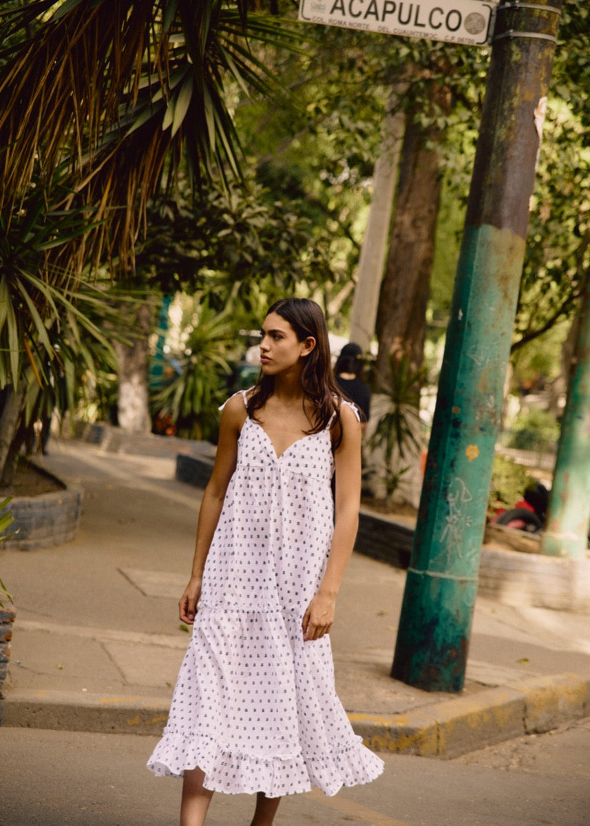 Flora Dress - Spikey Flower