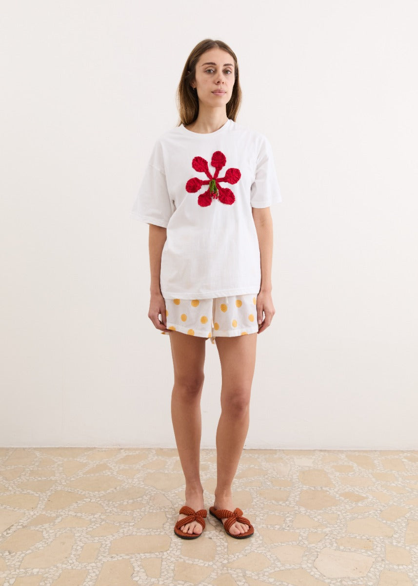 Charly Tee - Red Rocket Flower