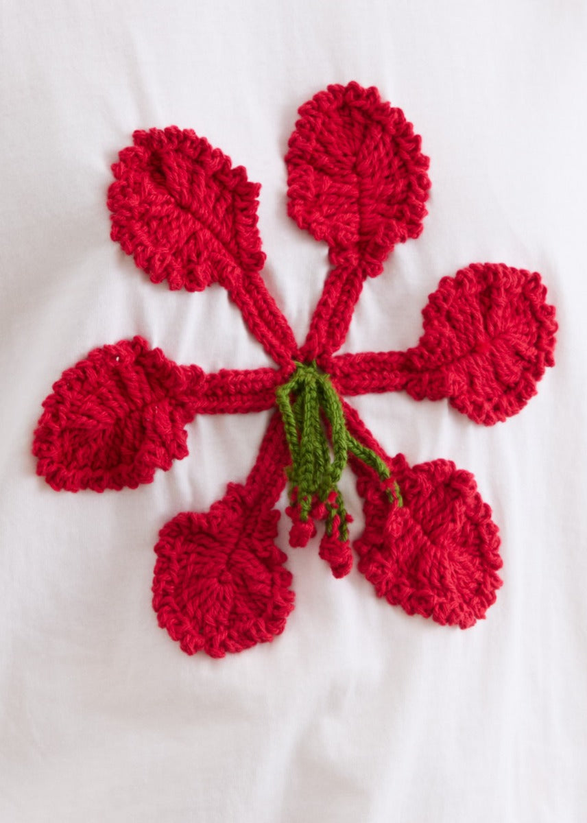 Charly Tee - Red Rocket Flower