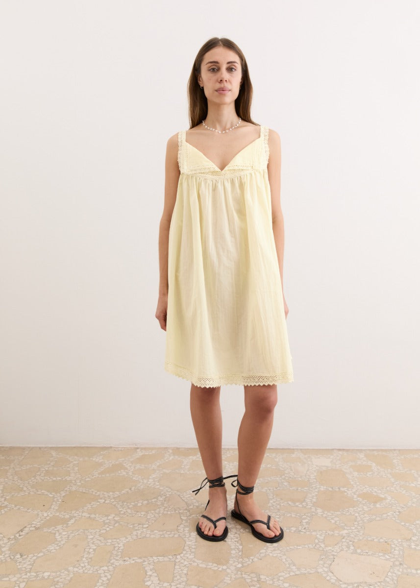 Tallulah Nighty Dress - Butter