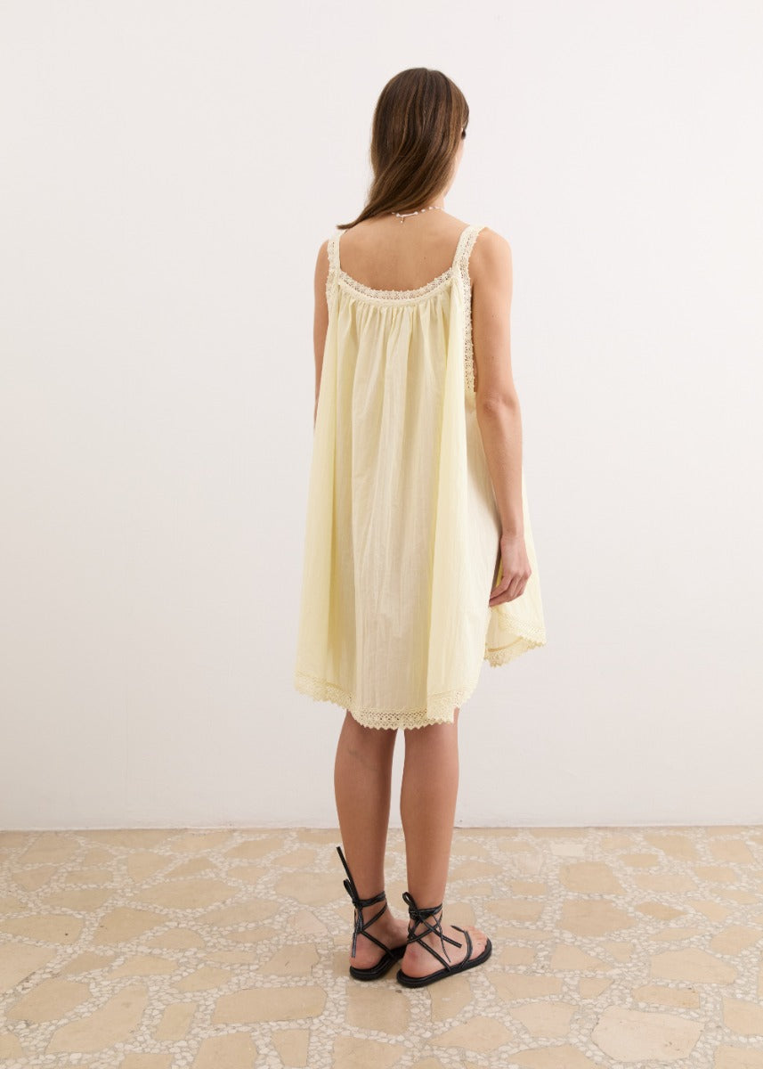 Tallulah Nighty Dress - Butter