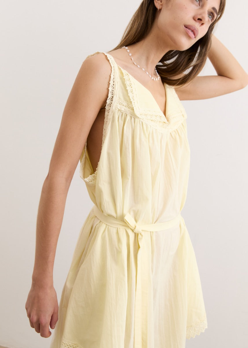 Tallulah Nighty Dress - Butter