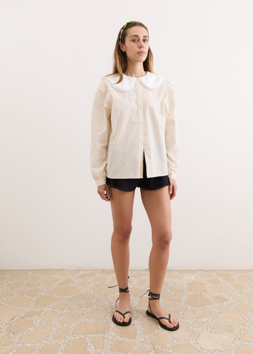Schoolgirl Shirt - Vanilla