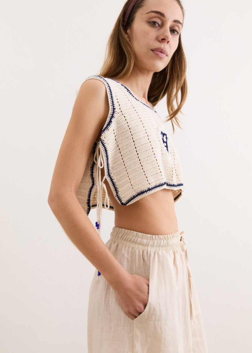 Bib Top - Blueberry