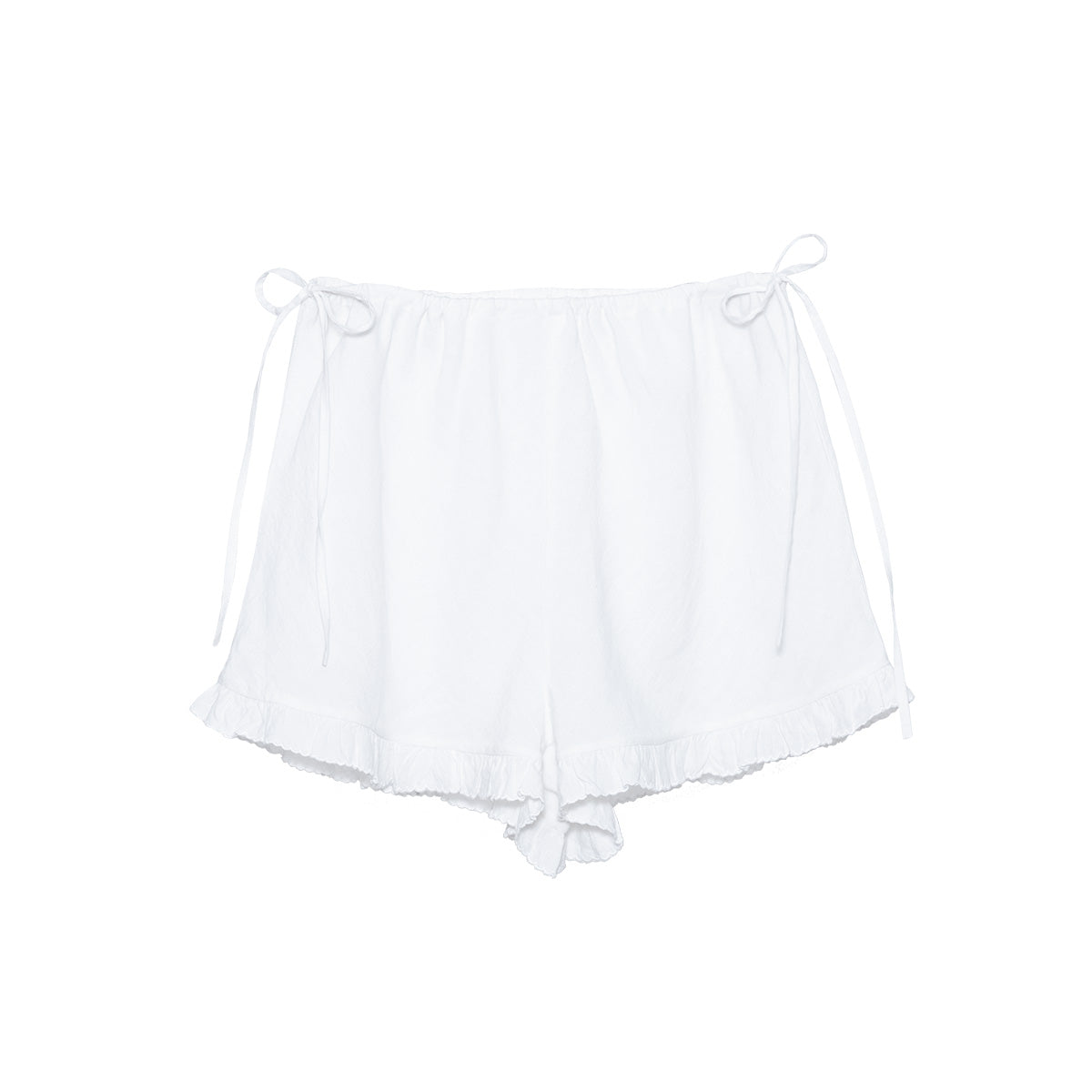 Yubi Frill Shorts - Latte