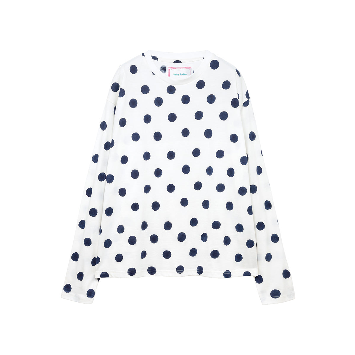Alfie Long Sleeve Tee - Polka Blues
