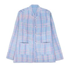 Gemello Jacket - Baby Blue Check