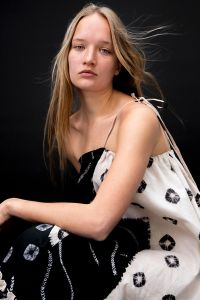 Shibori Wrap skirt