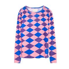 Lea Long Sleeve Tee - Blue Pink Purple