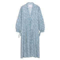Clementina Dress - Blue Soft Flower 