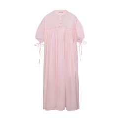 Lola Blouse Dress - Soft Pink 