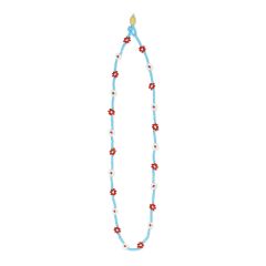 Red/White/Blue Flower Power necklace